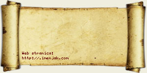 Nina Jakišić vizit kartica